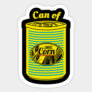 CAN OF CORN (BASEBALL TERM) Sticker